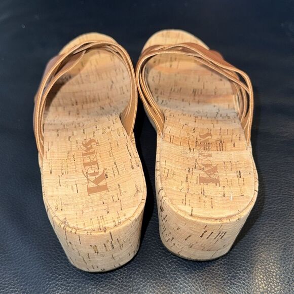 KORKS Noelle Weave Wedge Mule Sandals - Picture 3 of 10